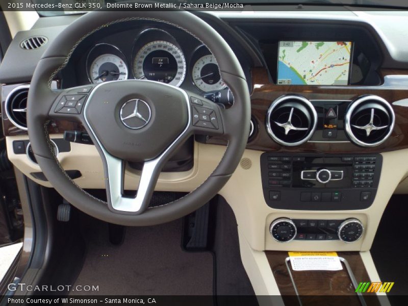 Dolomite Brown Metallic / Sahara Beige/Mocha 2015 Mercedes-Benz GLK 350