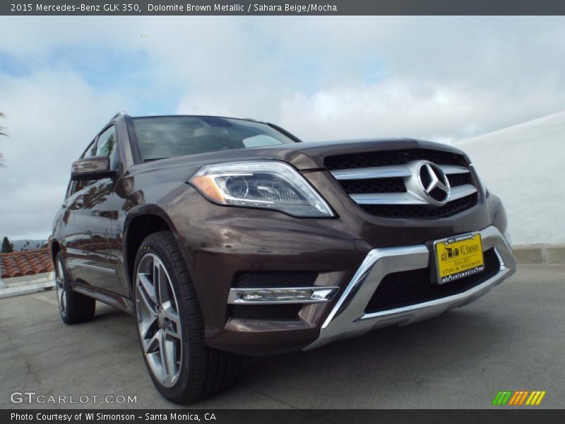 Dolomite Brown Metallic / Sahara Beige/Mocha 2015 Mercedes-Benz GLK 350