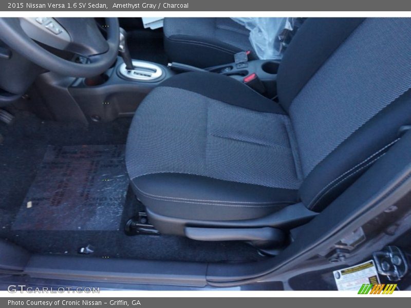 Amethyst Gray / Charcoal 2015 Nissan Versa 1.6 SV Sedan