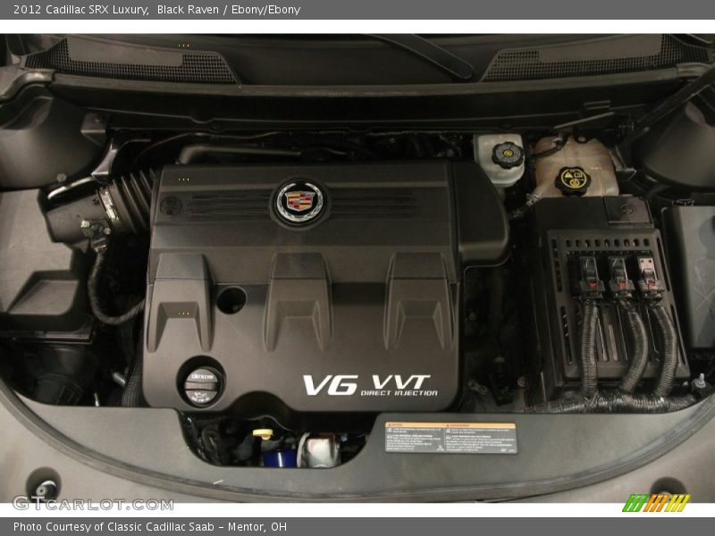 Black Raven / Ebony/Ebony 2012 Cadillac SRX Luxury