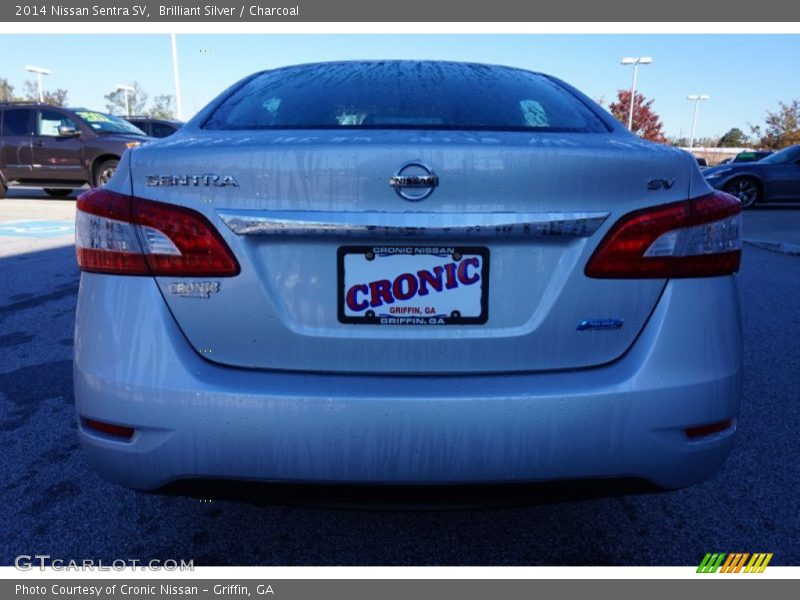 Brilliant Silver / Charcoal 2014 Nissan Sentra SV