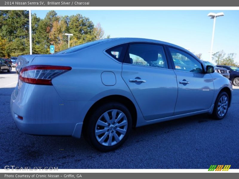 Brilliant Silver / Charcoal 2014 Nissan Sentra SV