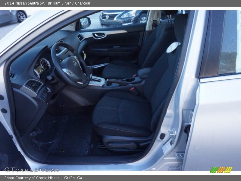  2014 Sentra SV Charcoal Interior