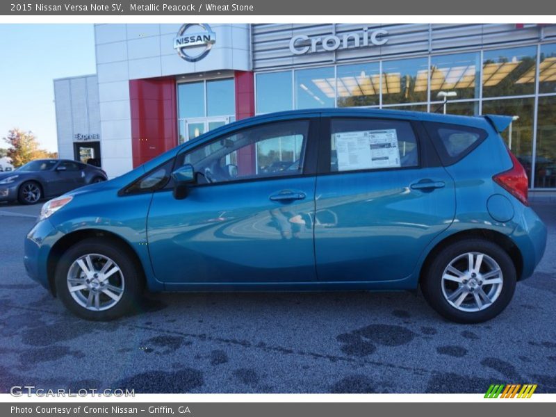 Metallic Peacock / Wheat Stone 2015 Nissan Versa Note SV
