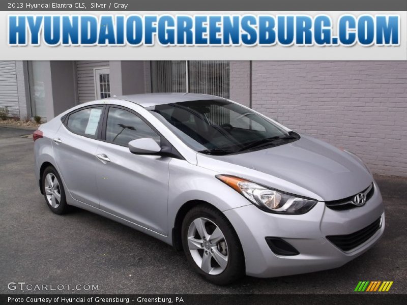 Silver / Gray 2013 Hyundai Elantra GLS