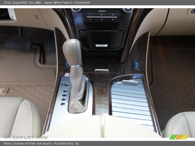 Aspen White Pearl II / Parchment 2012 Acura MDX SH-AWD