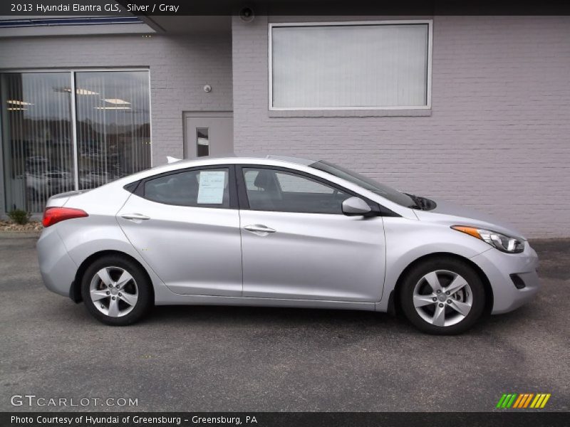 Silver / Gray 2013 Hyundai Elantra GLS