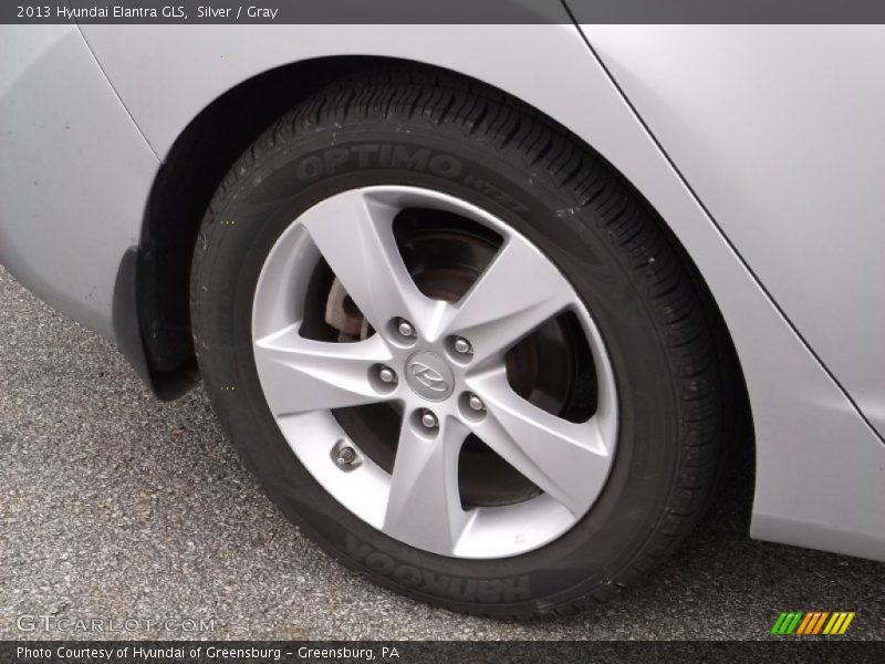 Silver / Gray 2013 Hyundai Elantra GLS