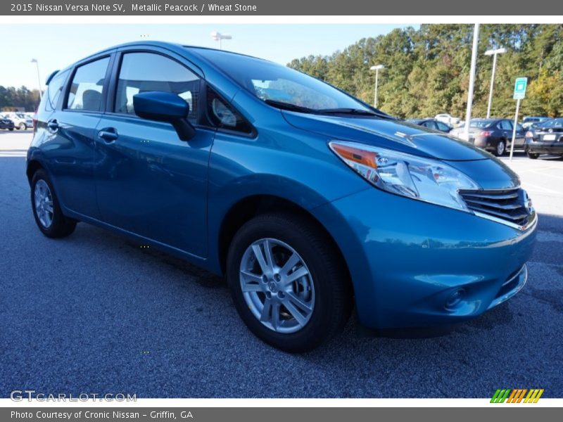 Metallic Peacock / Wheat Stone 2015 Nissan Versa Note SV