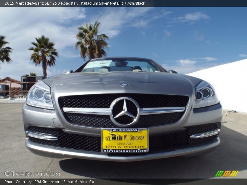 Palladium Silver Metallic / Ash/Black 2015 Mercedes-Benz SLK 250 Roadster