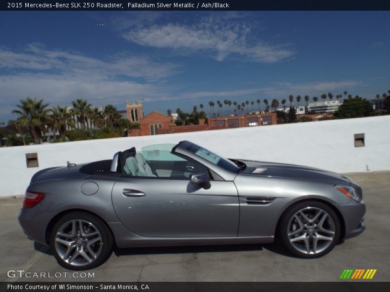 Palladium Silver Metallic / Ash/Black 2015 Mercedes-Benz SLK 250 Roadster