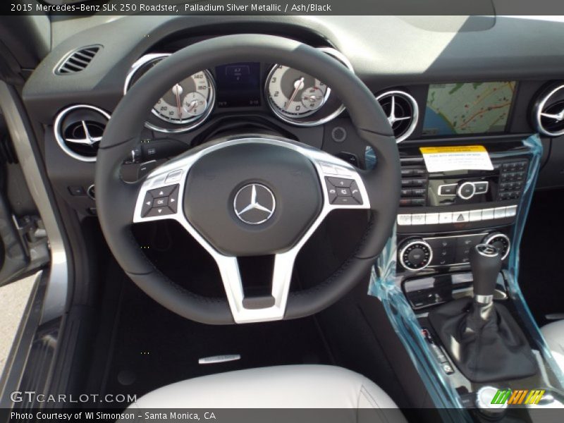 Palladium Silver Metallic / Ash/Black 2015 Mercedes-Benz SLK 250 Roadster