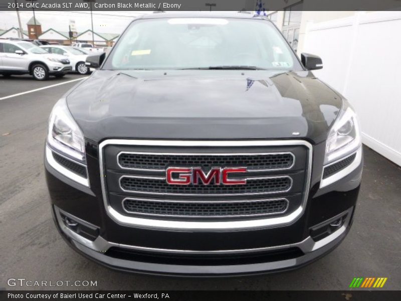 Carbon Black Metallic / Ebony 2014 GMC Acadia SLT AWD