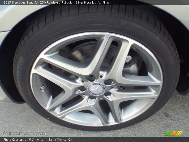Palladium Silver Metallic / Ash/Black 2015 Mercedes-Benz SLK 250 Roadster
