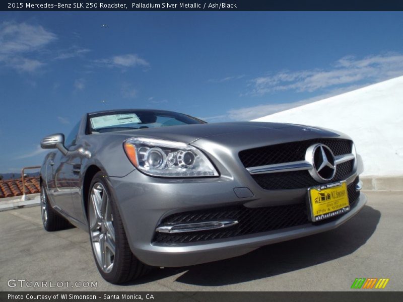 Palladium Silver Metallic / Ash/Black 2015 Mercedes-Benz SLK 250 Roadster