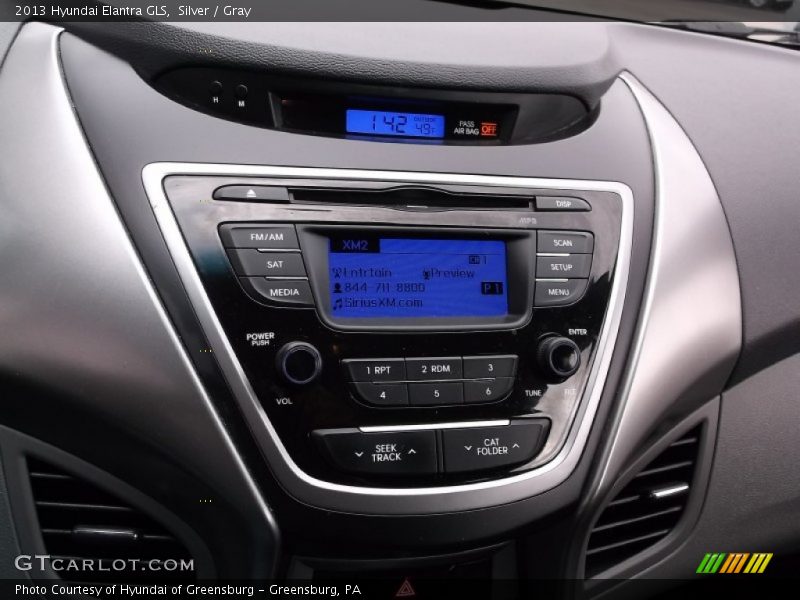Silver / Gray 2013 Hyundai Elantra GLS