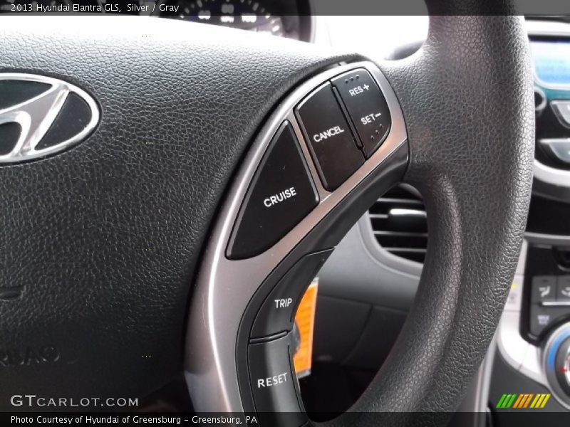 Silver / Gray 2013 Hyundai Elantra GLS