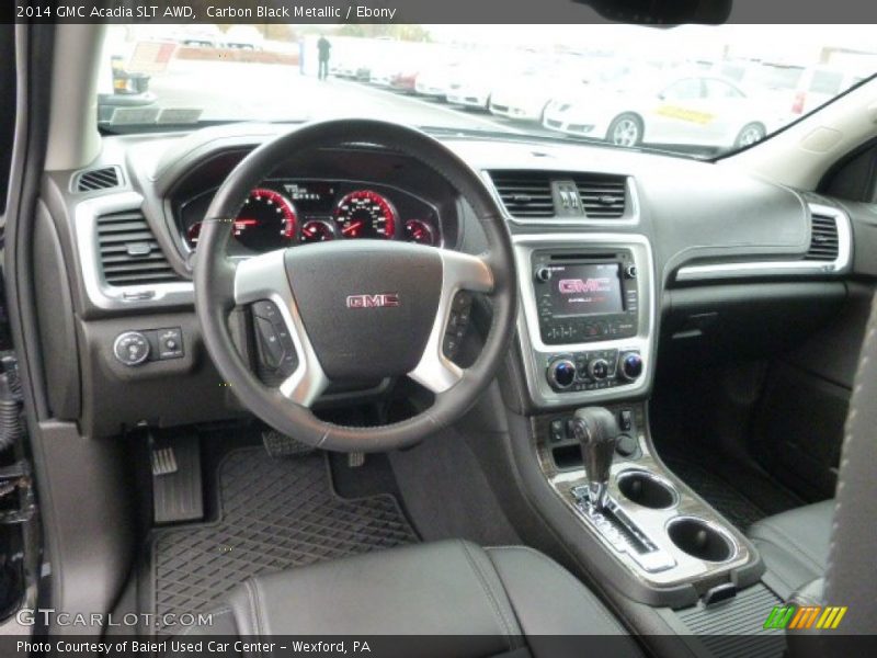 Carbon Black Metallic / Ebony 2014 GMC Acadia SLT AWD