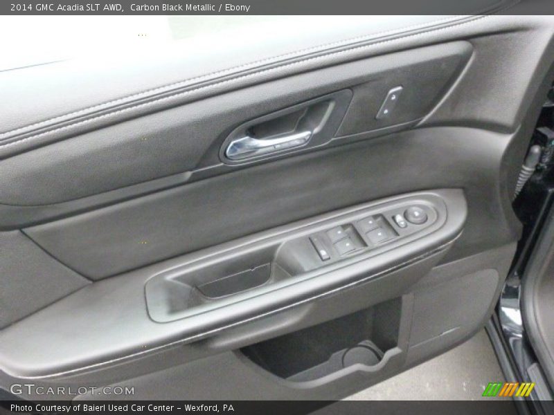 Carbon Black Metallic / Ebony 2014 GMC Acadia SLT AWD