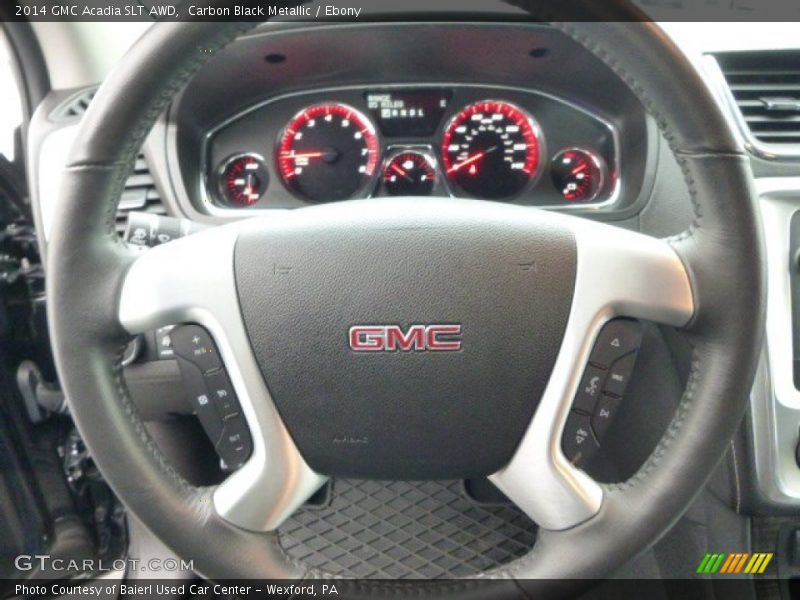 Carbon Black Metallic / Ebony 2014 GMC Acadia SLT AWD