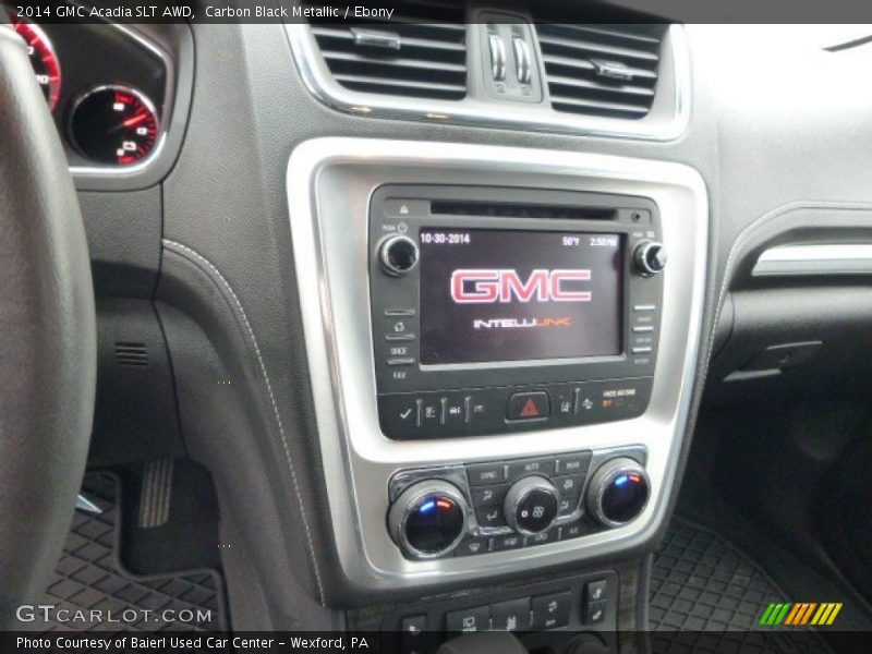 Carbon Black Metallic / Ebony 2014 GMC Acadia SLT AWD