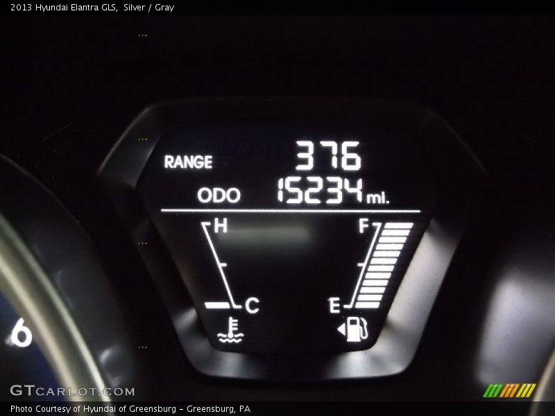 Silver / Gray 2013 Hyundai Elantra GLS