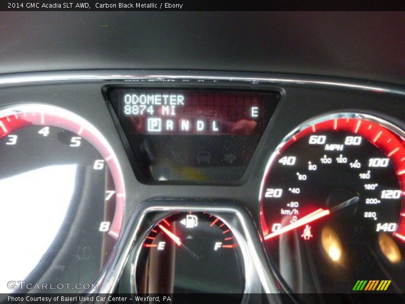 Carbon Black Metallic / Ebony 2014 GMC Acadia SLT AWD