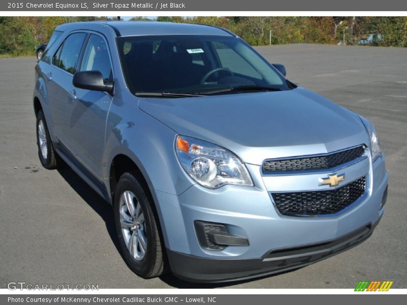 Silver Topaz Metallic / Jet Black 2015 Chevrolet Equinox LS