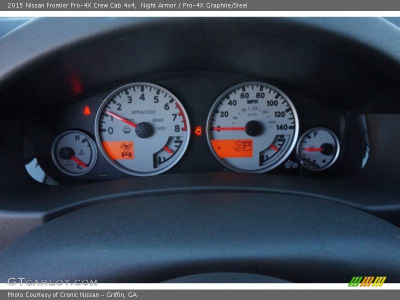  2015 Frontier Pro-4X Crew Cab 4x4 Pro-4X Crew Cab 4x4 Gauges