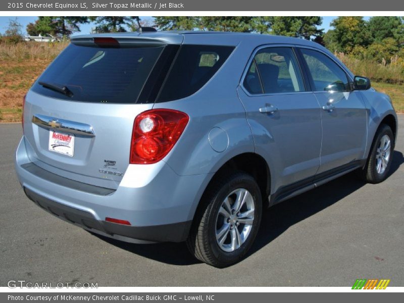 Silver Topaz Metallic / Jet Black 2015 Chevrolet Equinox LS