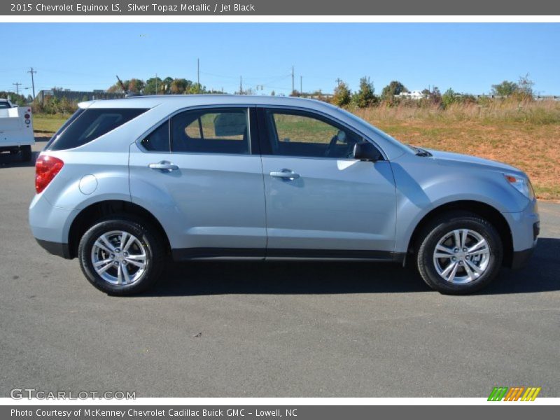 Silver Topaz Metallic / Jet Black 2015 Chevrolet Equinox LS