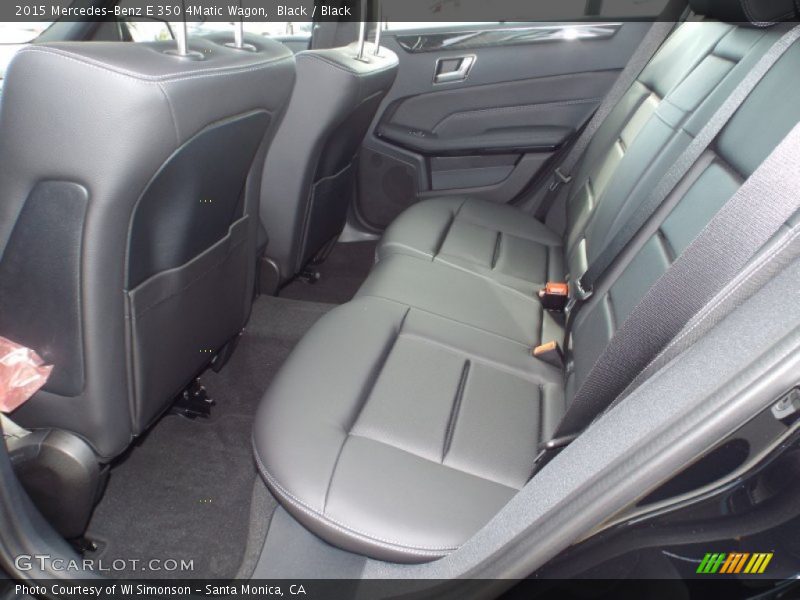 Rear Seat of 2015 E 350 4Matic Wagon