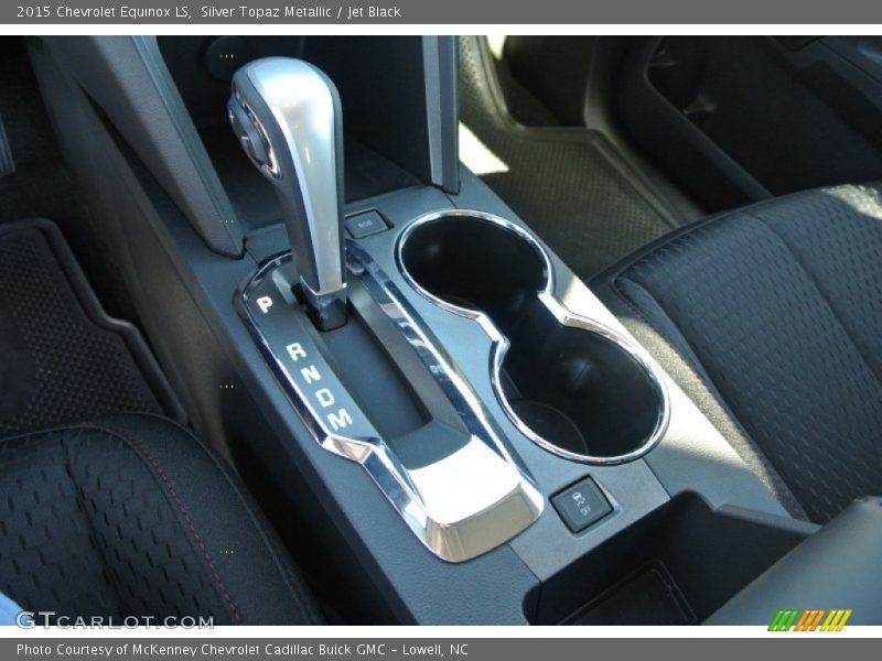 Silver Topaz Metallic / Jet Black 2015 Chevrolet Equinox LS
