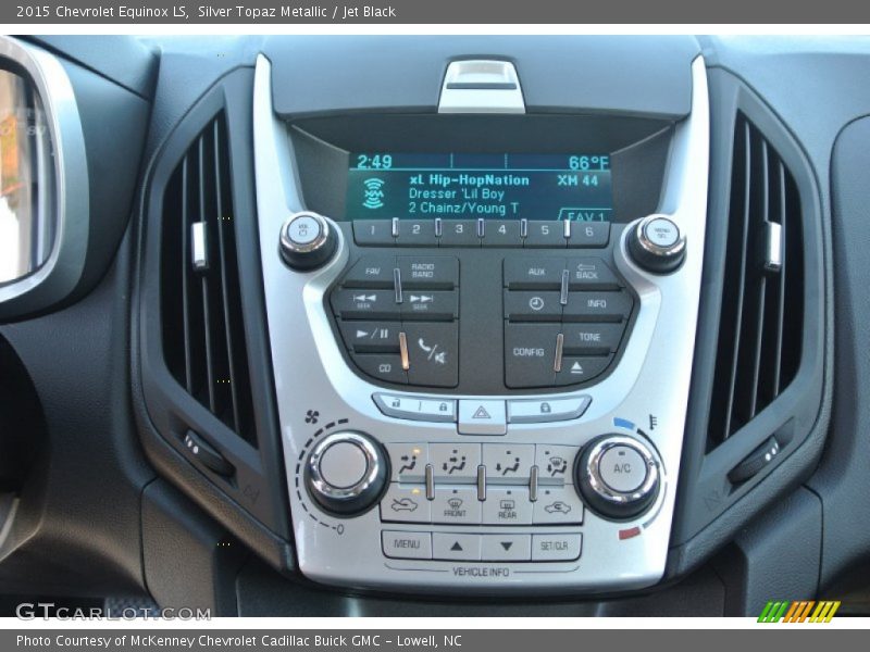 Silver Topaz Metallic / Jet Black 2015 Chevrolet Equinox LS