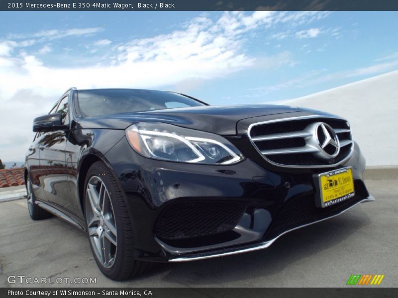 Black / Black 2015 Mercedes-Benz E 350 4Matic Wagon