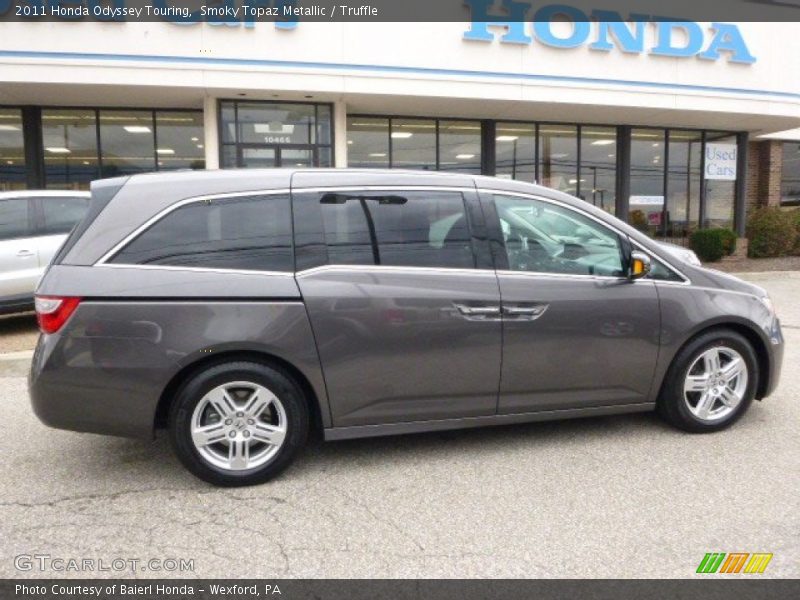 Smoky Topaz Metallic / Truffle 2011 Honda Odyssey Touring