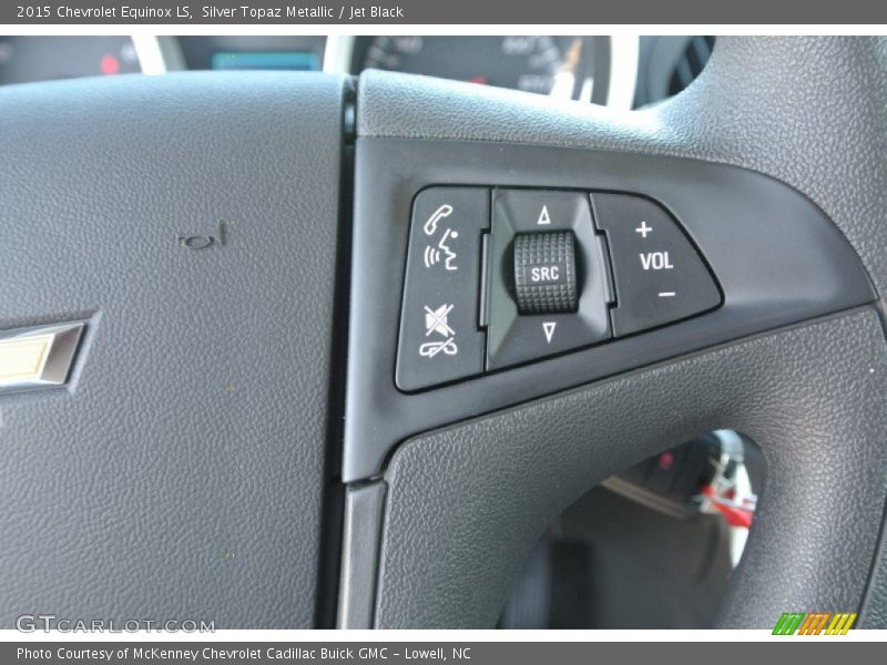 Silver Topaz Metallic / Jet Black 2015 Chevrolet Equinox LS