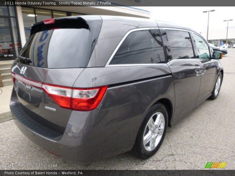 Smoky Topaz Metallic / Truffle 2011 Honda Odyssey Touring