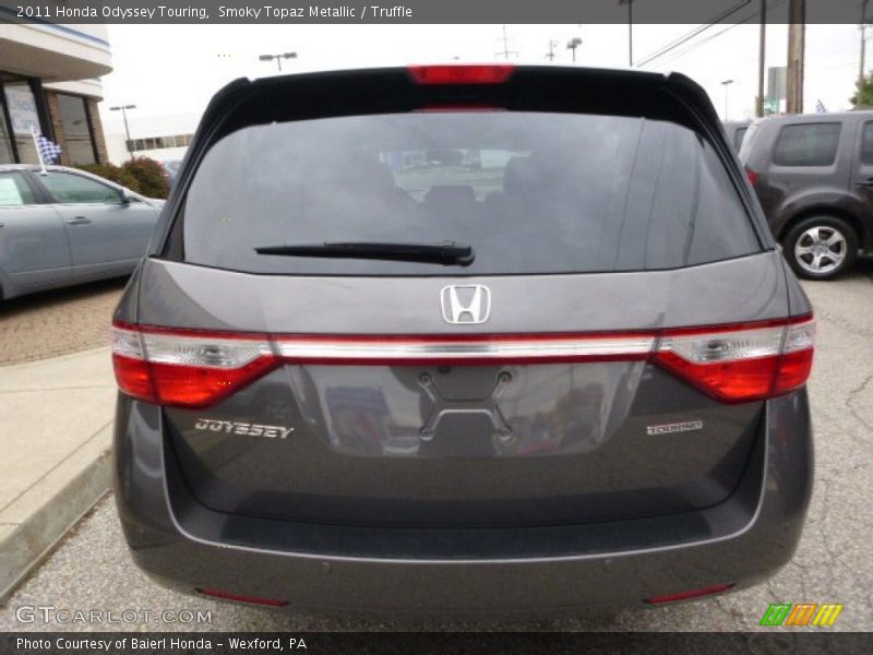 Smoky Topaz Metallic / Truffle 2011 Honda Odyssey Touring