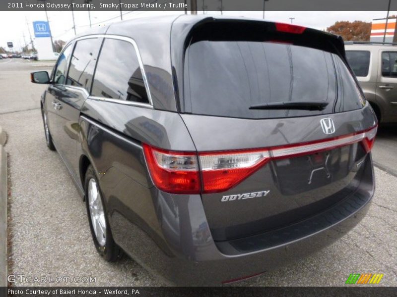 Smoky Topaz Metallic / Truffle 2011 Honda Odyssey Touring