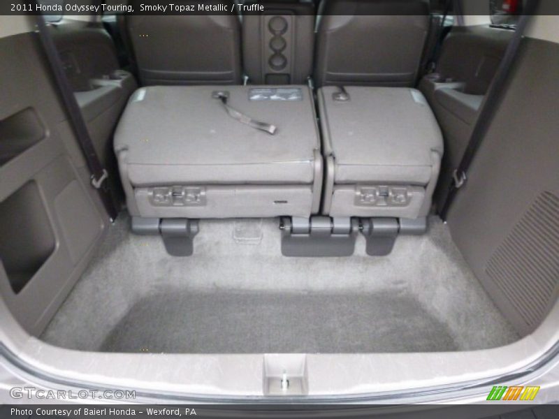 Smoky Topaz Metallic / Truffle 2011 Honda Odyssey Touring