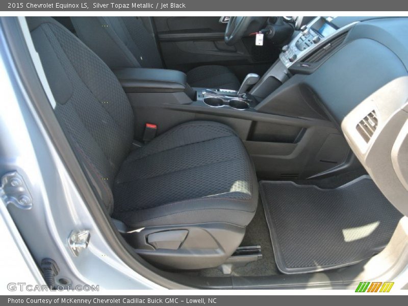 Silver Topaz Metallic / Jet Black 2015 Chevrolet Equinox LS