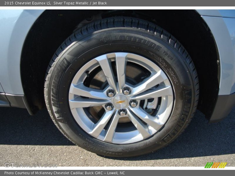 Silver Topaz Metallic / Jet Black 2015 Chevrolet Equinox LS