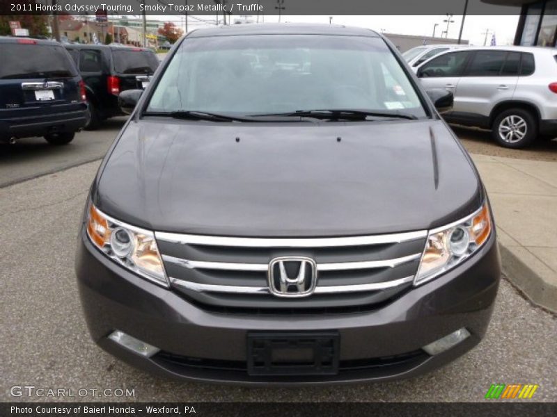 Smoky Topaz Metallic / Truffle 2011 Honda Odyssey Touring