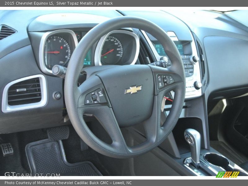 Silver Topaz Metallic / Jet Black 2015 Chevrolet Equinox LS