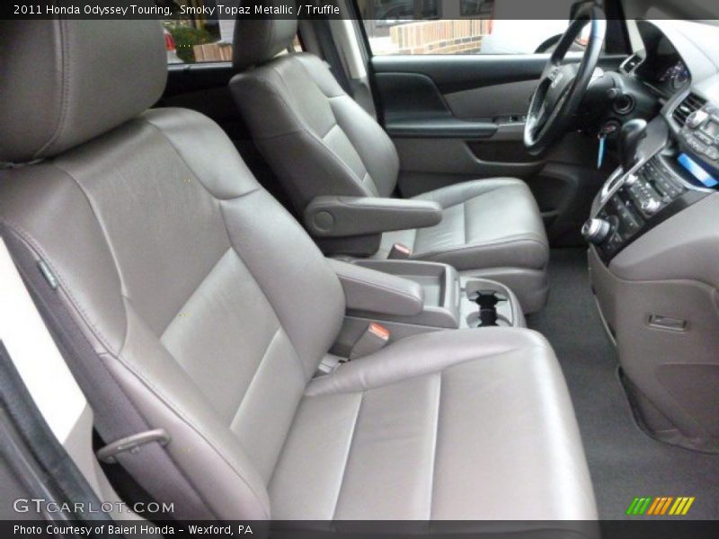 Smoky Topaz Metallic / Truffle 2011 Honda Odyssey Touring