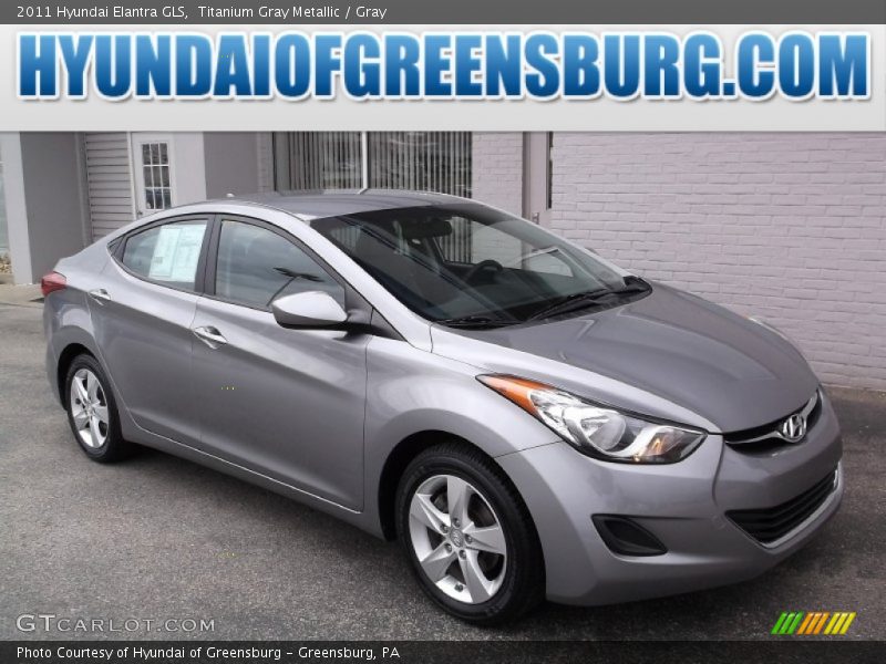 Titanium Gray Metallic / Gray 2011 Hyundai Elantra GLS