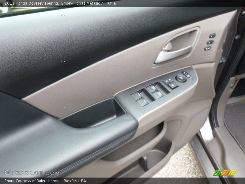 Smoky Topaz Metallic / Truffle 2011 Honda Odyssey Touring
