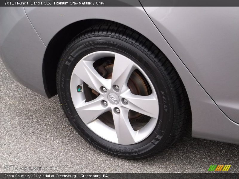 Titanium Gray Metallic / Gray 2011 Hyundai Elantra GLS