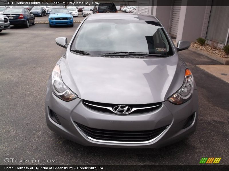 Titanium Gray Metallic / Gray 2011 Hyundai Elantra GLS